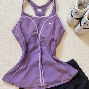 Nike Early 2000s racer back tennis top in a size Medium